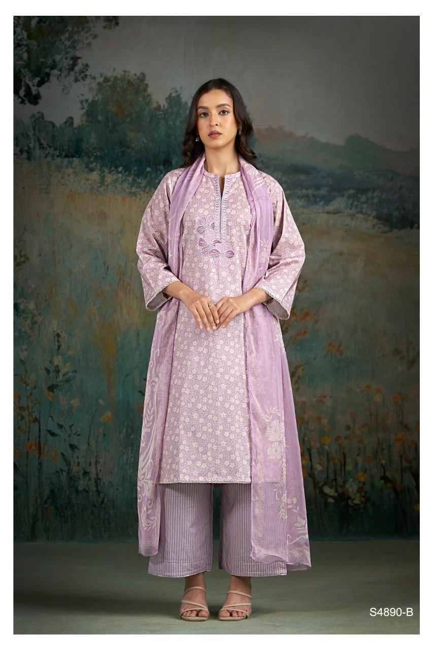 BABINA 4890 Series By Ganga Fashion Beautiful Festive Suits Stylish Colorful Fancy Casual Wear & Ethnic Wear PREMIUM COTTON Print Dresses At Wholesale Price